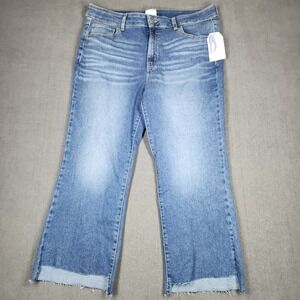 Tim & Tru Jeans Womens Size 18 High Rise Kick Flare Step Hem Stretch NWT